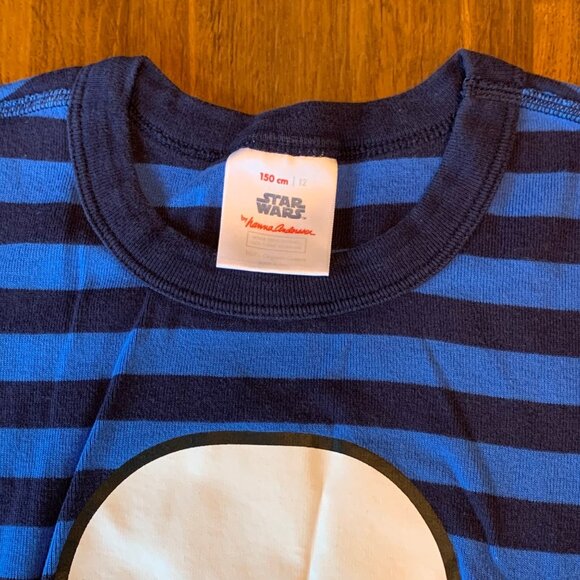 HANNA ANDERSSON StormTrooper Pajamas Boys 12 150cm Star Wars Cotton Long John PJ - Picture 7 of 7